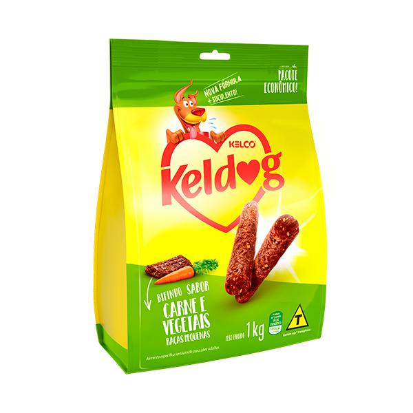 Keldog Bifinho Carne e Vegetais | Caixa com 8x1kg