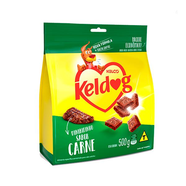 Keldog Mini Bifinho Criador Carne (Tekinhos)| Caixa com 12x500g