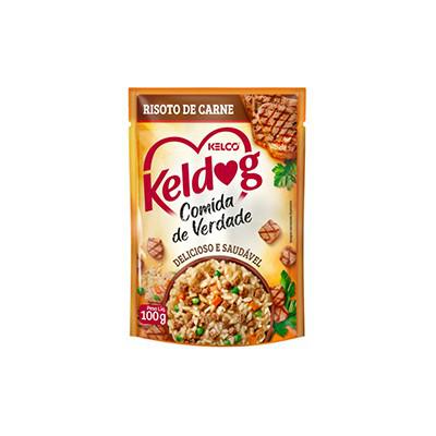 Keldog Sachê Risoto de Carne | Sachê com 100g