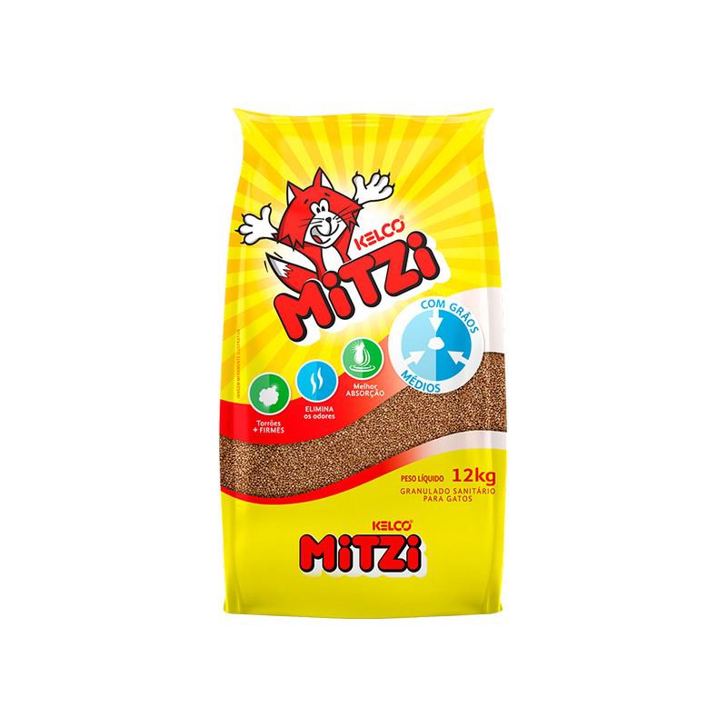 Areia Higiênica Mitzi Saco com 12kg