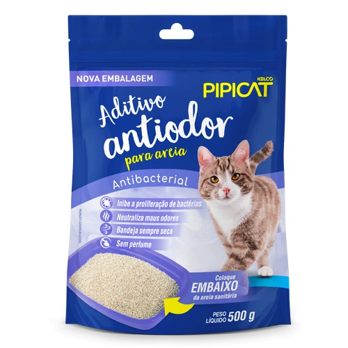 Imagem Ilustrativa de Aditivo antiodor para areia de gato