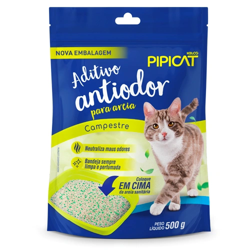 Aditivo antiodor para areia de gato