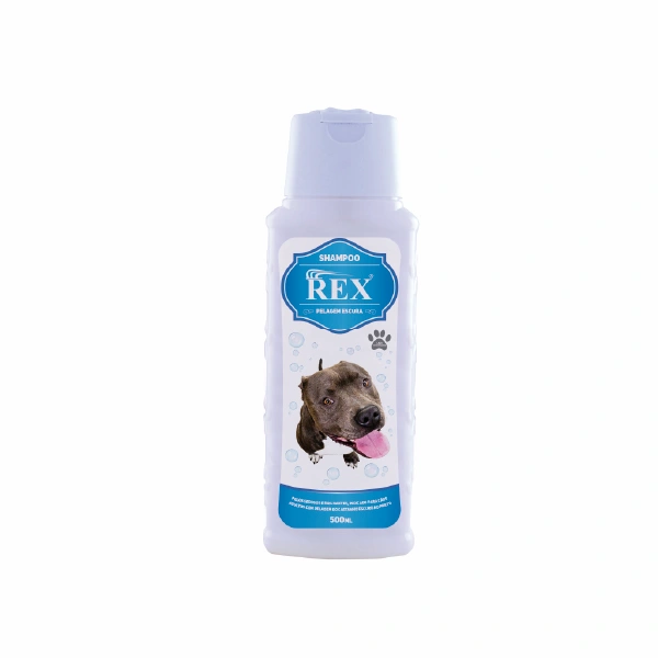 Imagem Ilustrativa de Shampoo para cachorro pelo preto