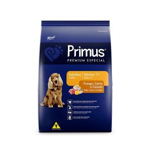 Primus Premium Cães Senior Frango/Carne/Cereais Saco de 15kg